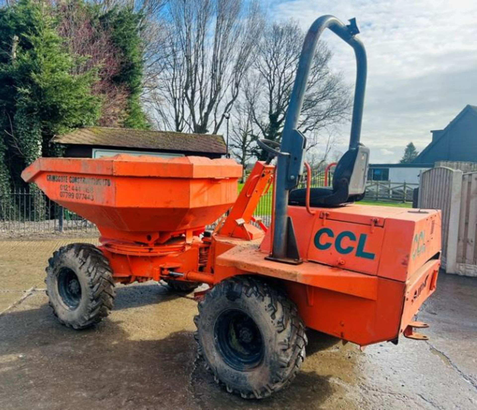 BENFORD 4WD SWIVEL TIP DUMPER C/W ROLE BAR - Image 7 of 13