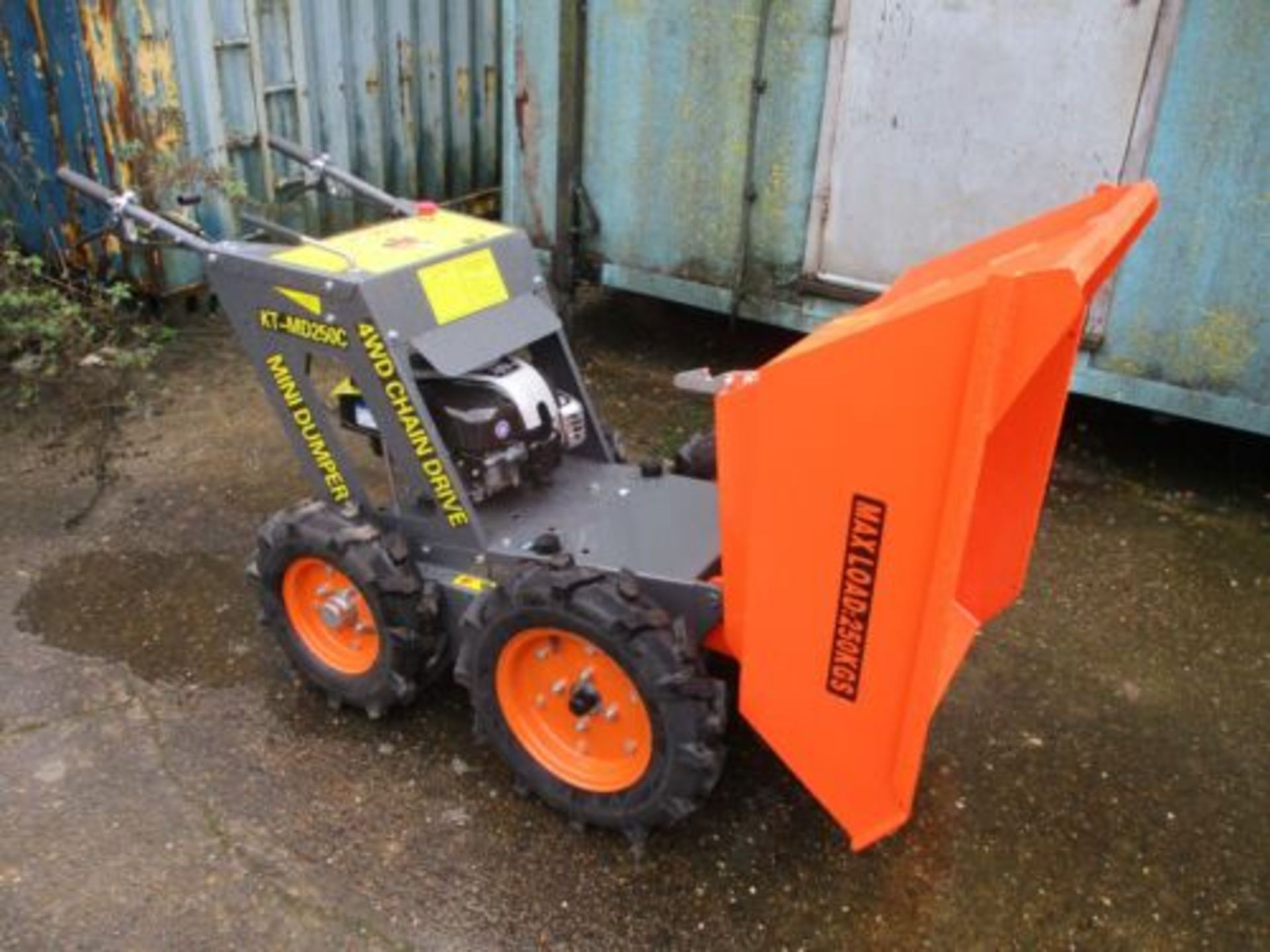 UNUSED KONSTANT 0.25 TON DUMPER POWER BARROW TRACKED DUMPER POWERED 4X4 DELIVER - Image 7 of 8