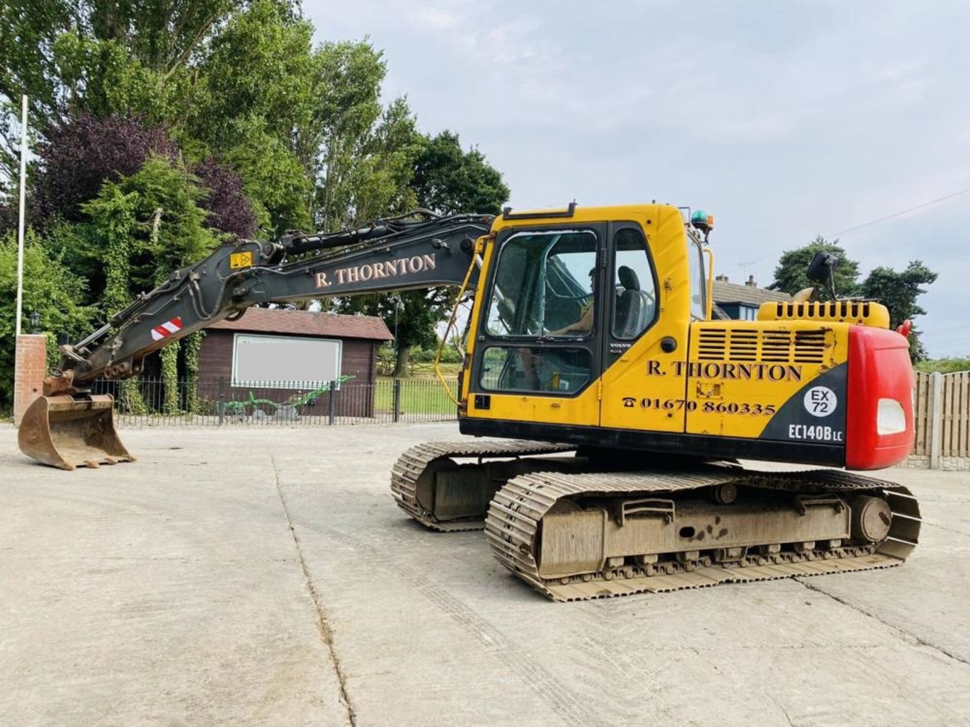 VOLVO EC140BLC TRACKED EXCAVATOR C/W QUICK HITCH & BUCKET - Image 2 of 18