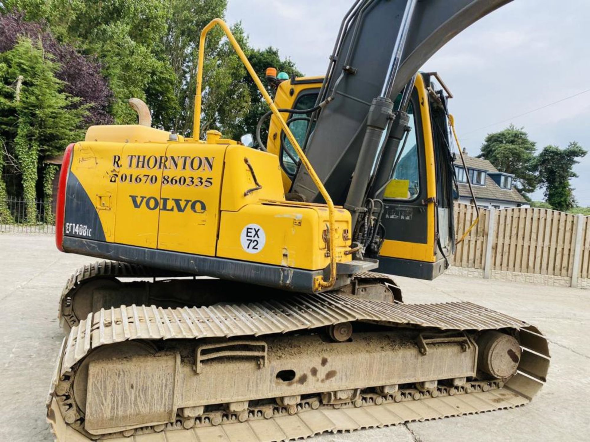 VOLVO EC140BLC TRACKED EXCAVATOR C/W QUICK HITCH & BUCKET - Image 7 of 18