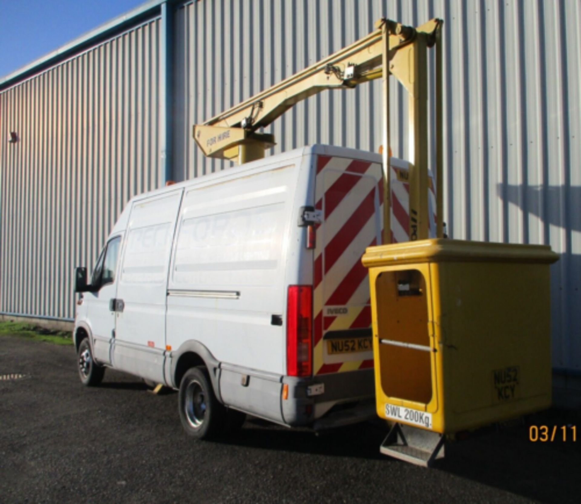 IVECO DAILY CHERRY PICKER SCISSOR LIFT ACCESS PLATFORM VAN MOUNT ED 12.5 METRE - Image 10 of 10