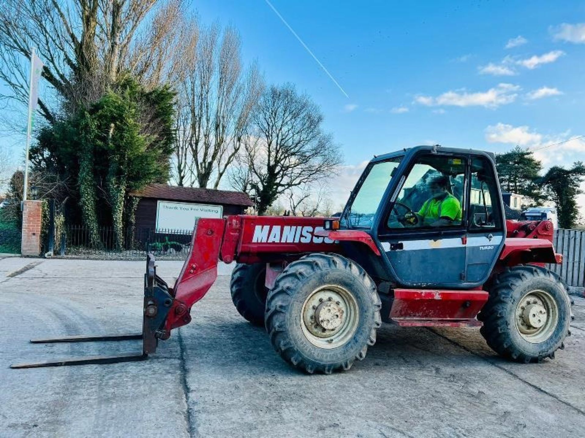 MANITOU MT1240 4WD TELEHANDLER * 12 METER * C/W PALLET TINES