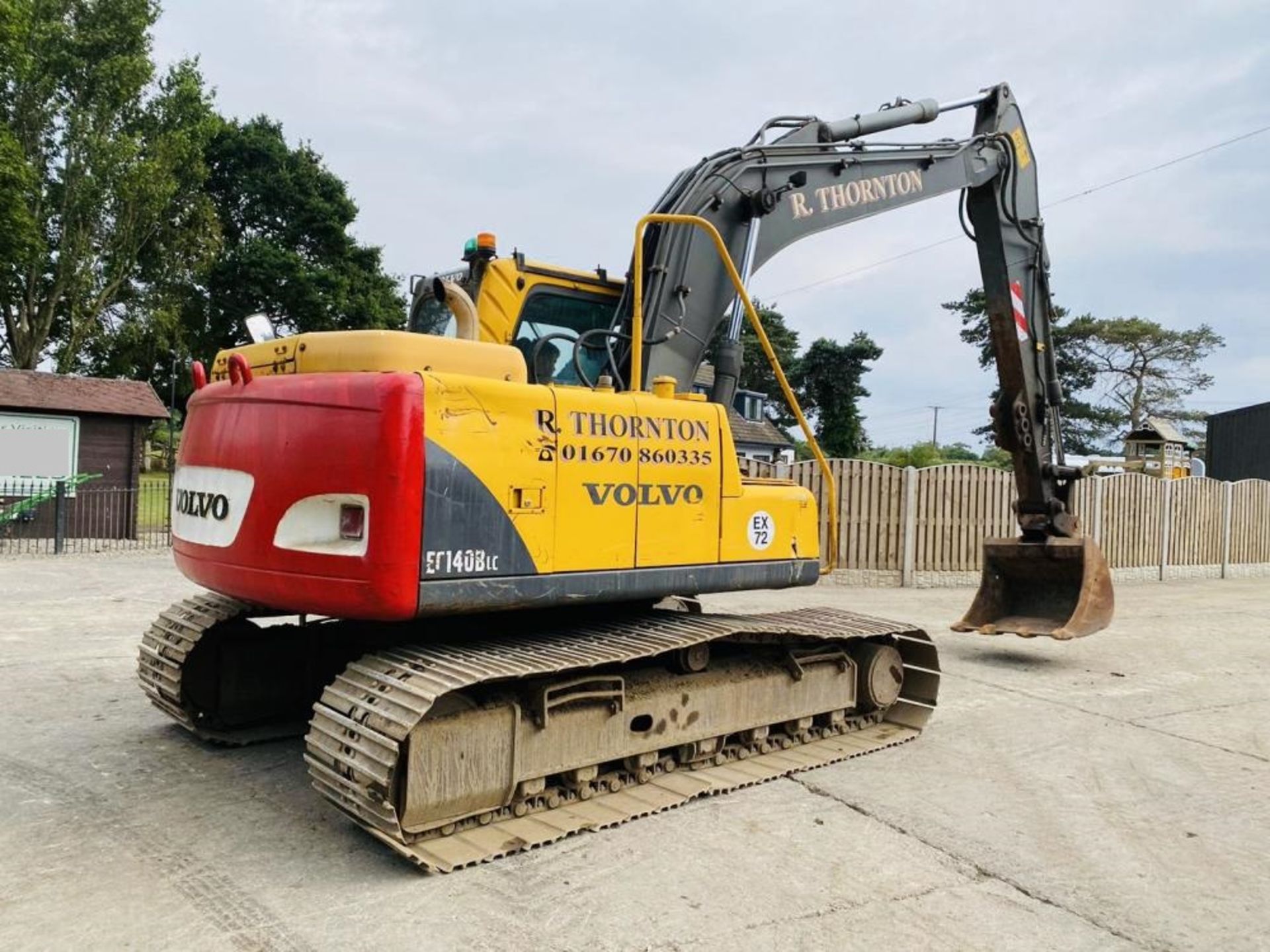 VOLVO EC140BLC TRACKED EXCAVATOR C/W QUICK HITCH & BUCKET - Image 15 of 18