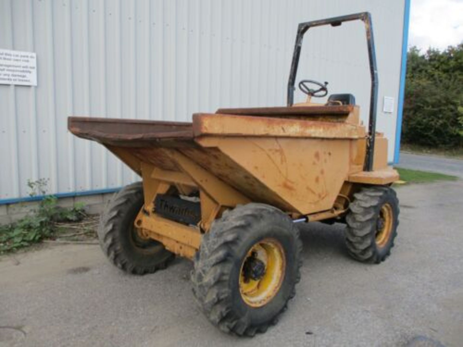 THWAITES 4 TON DUMPER BARFORD BENFORD TEREX PERKINS ENGINE DELIVERY ARRANGED 6 5