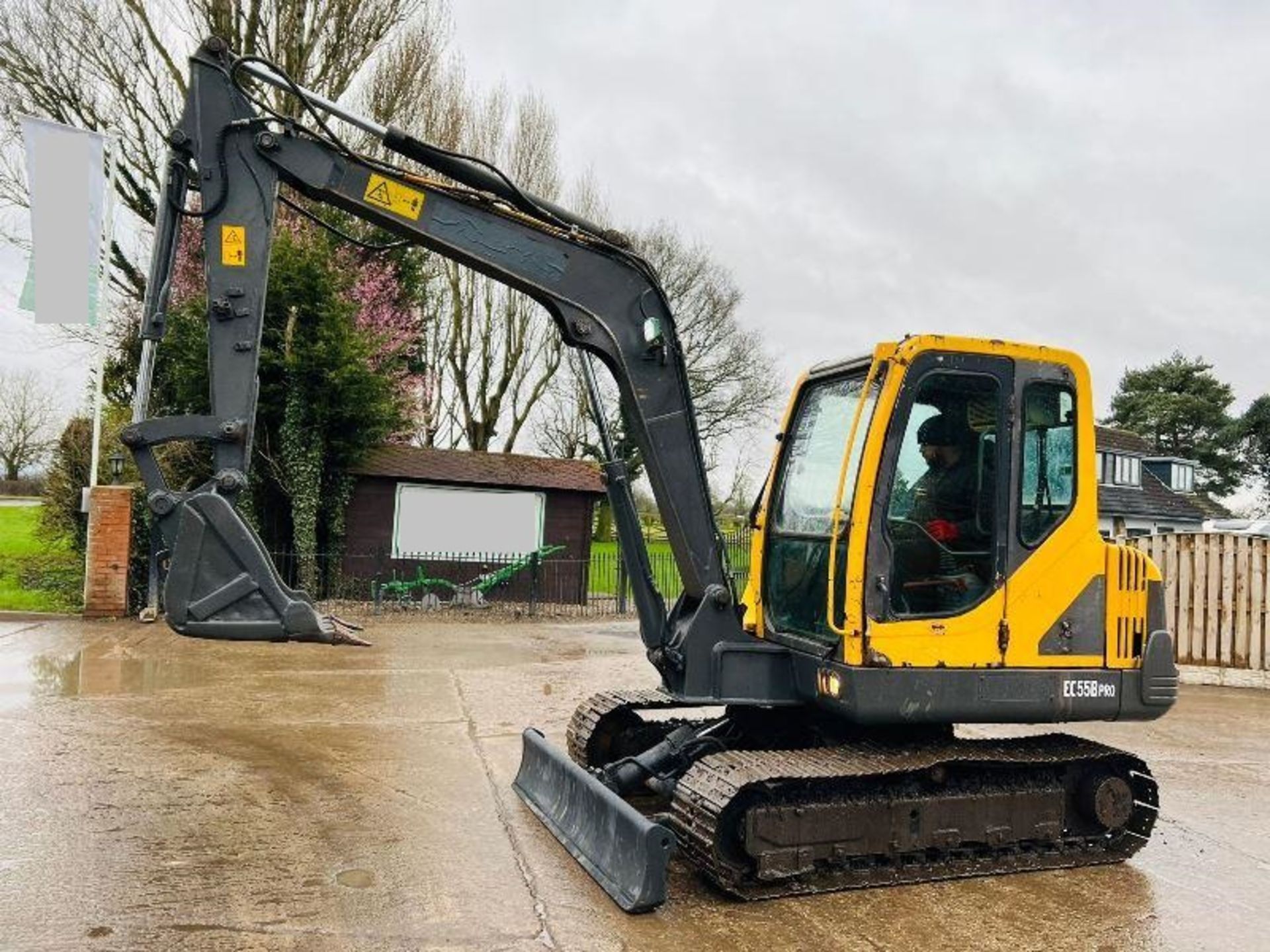 VOLVO EC55BPRO TRACKED EXCAVATOR *YEAR 2016* C/W BUCKET - Image 4 of 13