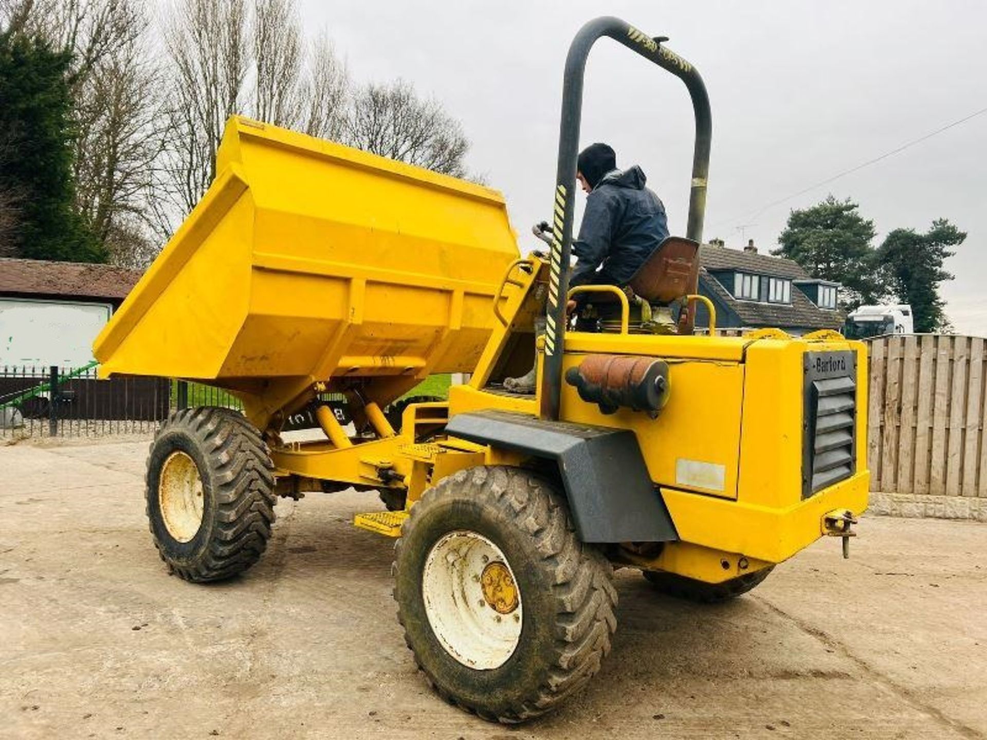 BARFORD SX7000 4WD DUMPER C/W ROLE FRAME & PERKINS PHASER ENGINE - Image 6 of 9