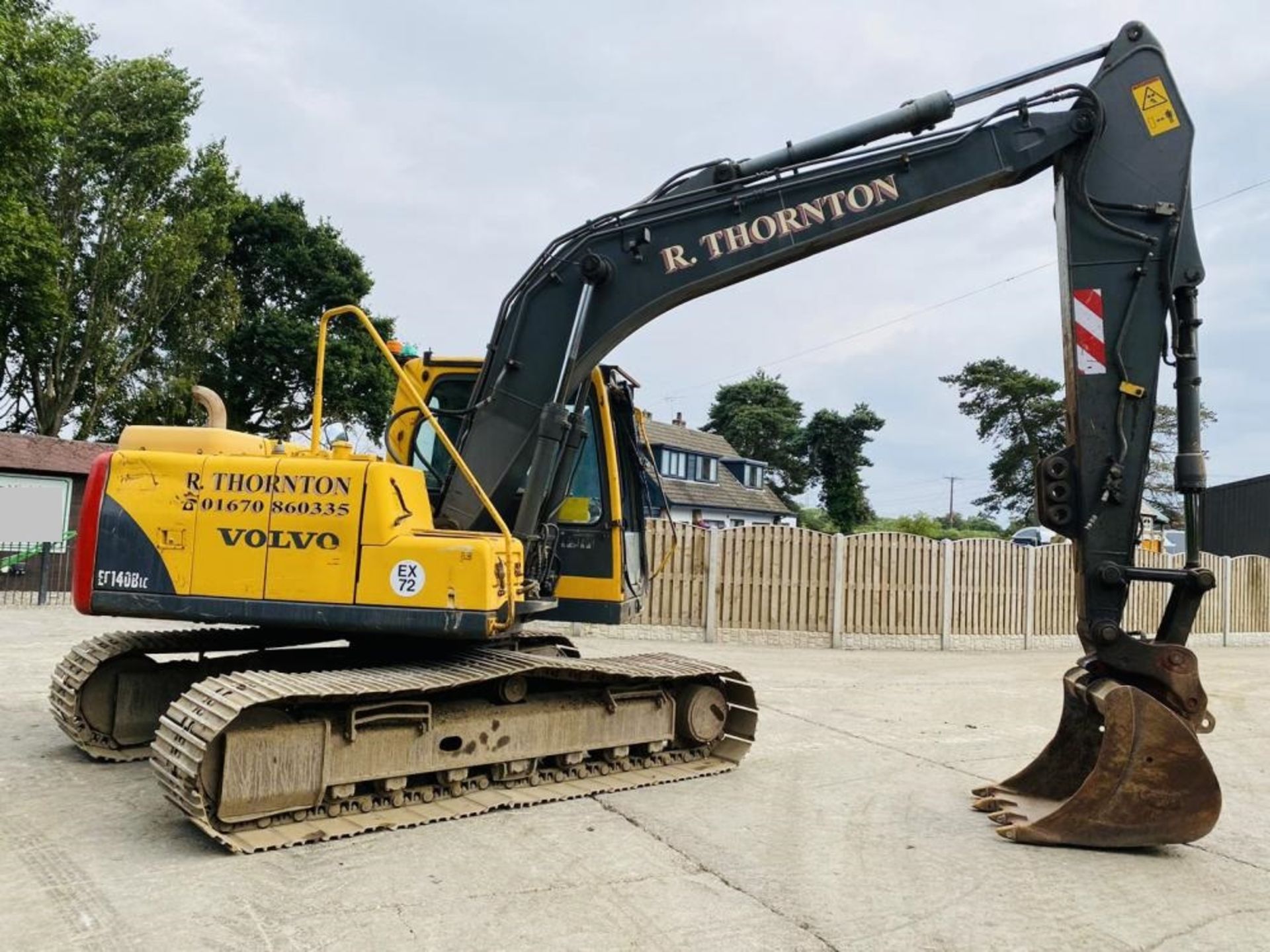 VOLVO EC140BLC TRACKED EXCAVATOR C/W QUICK HITCH & BUCKET - Image 9 of 18