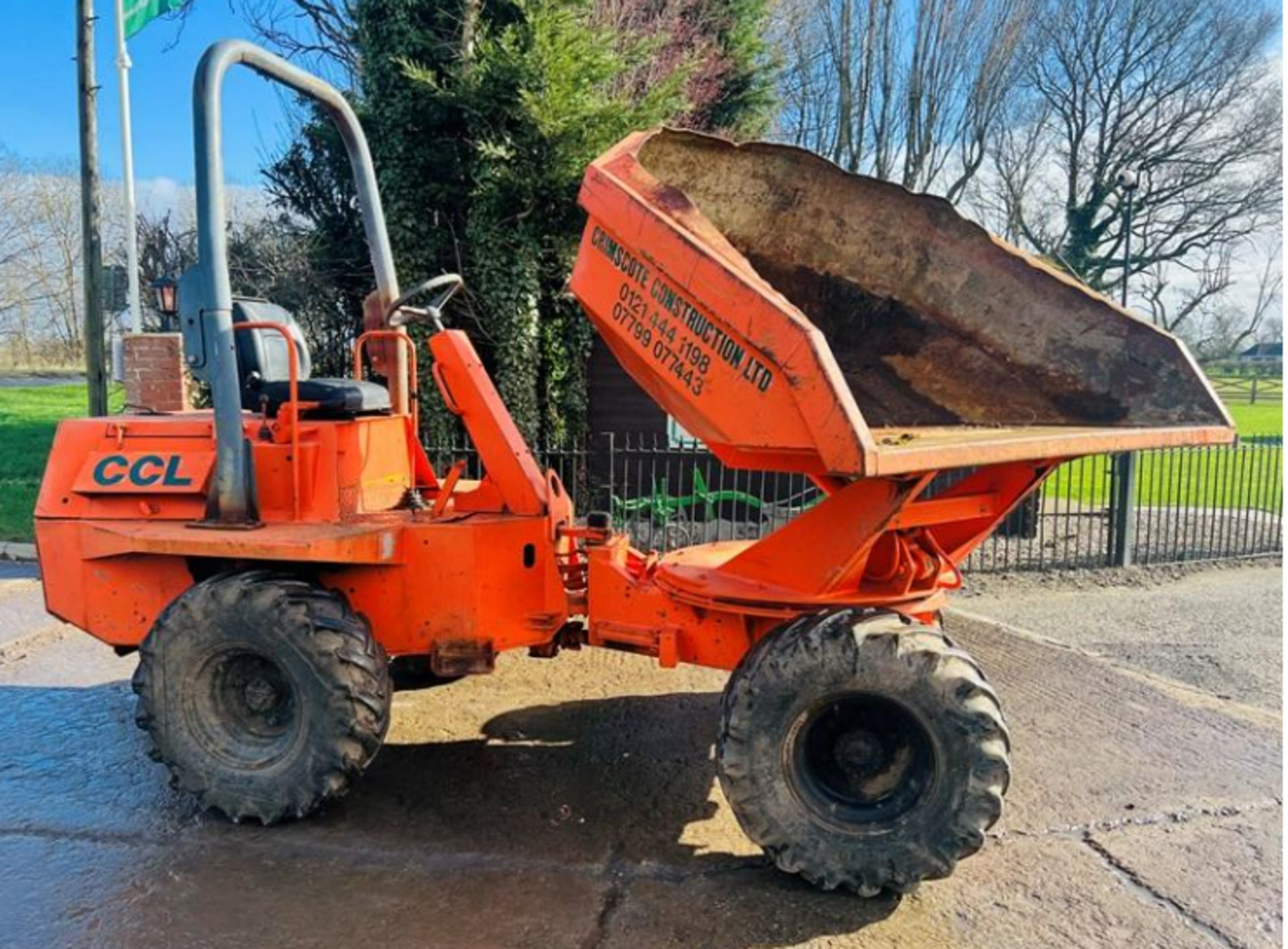 BENFORD 4WD SWIVEL TIP DUMPER C/W ROLE BAR - Image 11 of 13