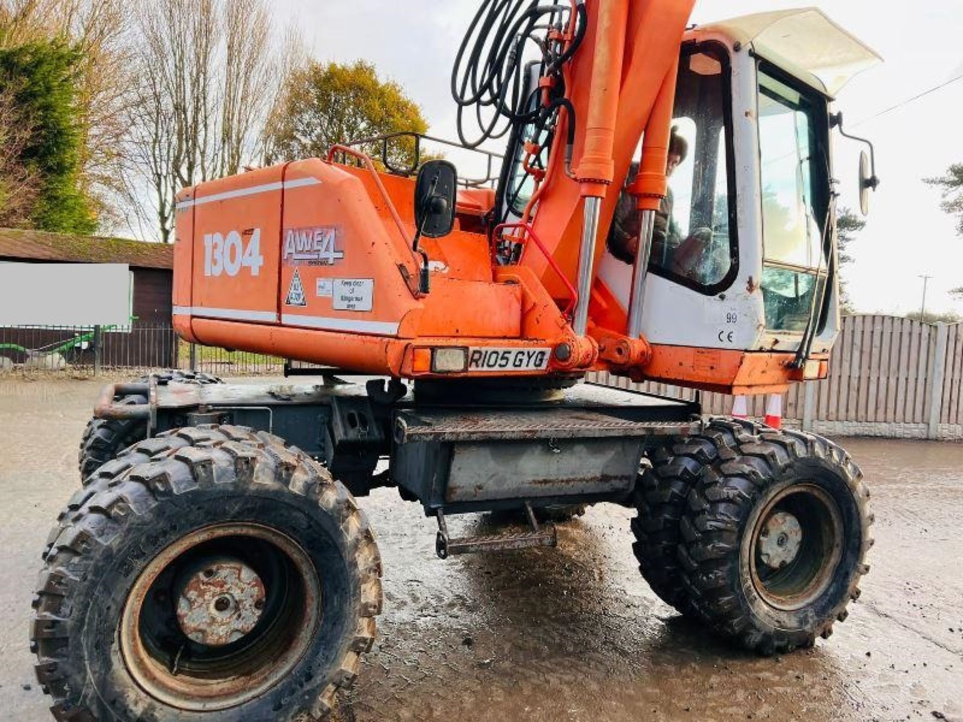 ATLAS 1304 4WD WHEELED EXCAVATOR C/W QUICK HITCH - Image 12 of 16