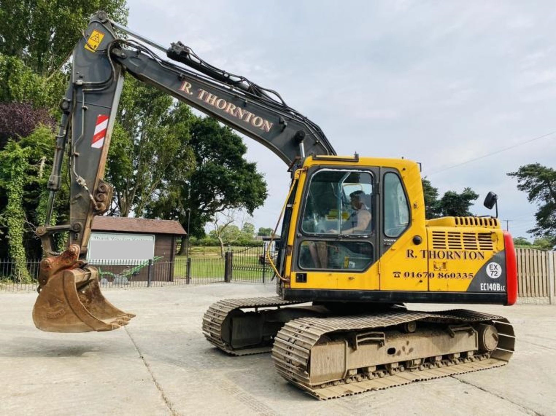 VOLVO EC140BLC TRACKED EXCAVATOR C/W QUICK HITCH & BUCKET - Image 4 of 18