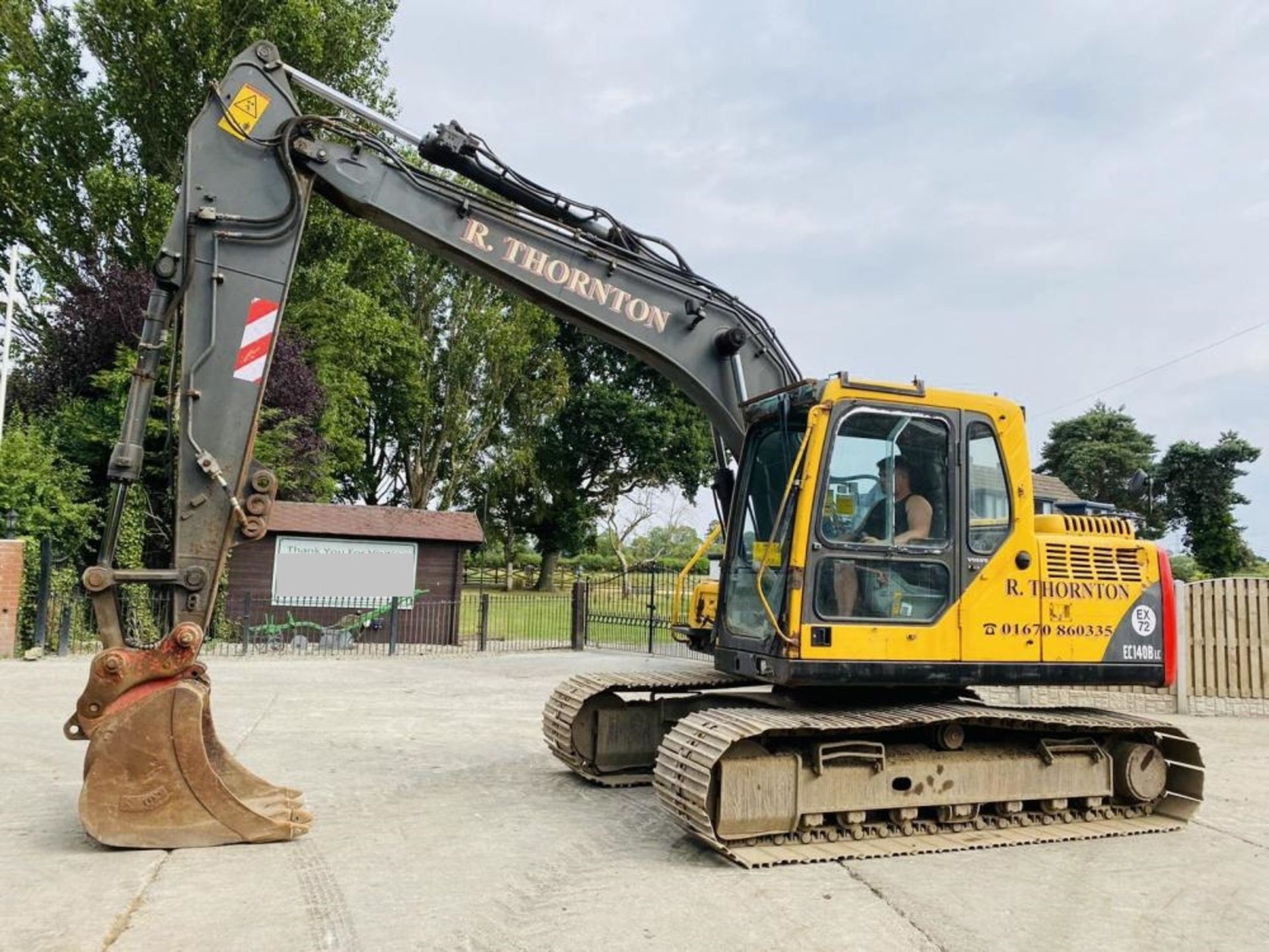 VOLVO EC140BLC TRACKED EXCAVATOR C/W QUICK HITCH & BUCKET - Image 6 of 18