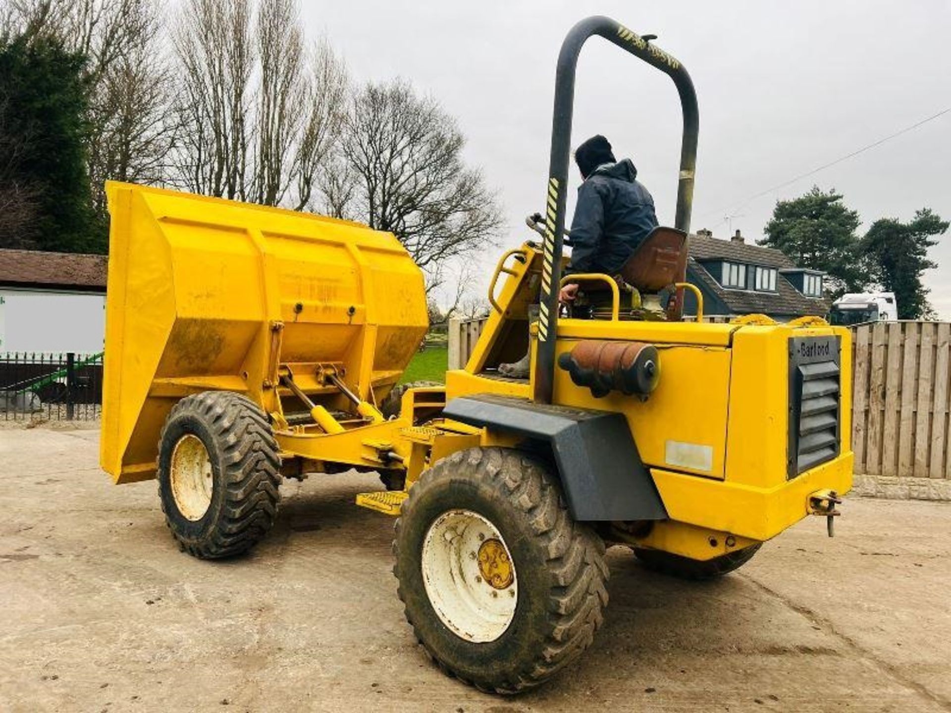 BARFORD SX7000 4WD DUMPER C/W ROLE FRAME & PERKINS PHASER ENGINE - Image 9 of 9