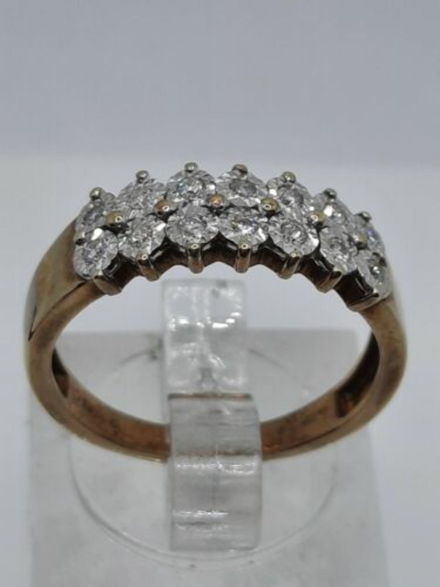 0.15CT DIAMOND WEDDING/ DRESS RING / 9K YELLOW GOLD - Image 5 of 7