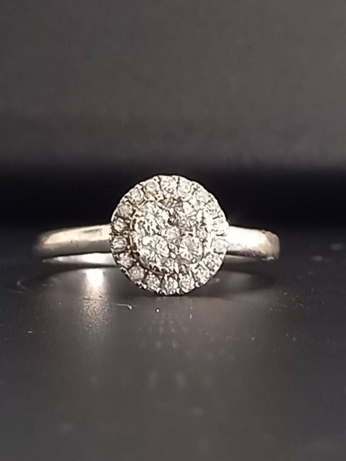 0.40 DIAMOND HALO CLUSTER ENGAGEMENT/DRESS RING - Image 4 of 4