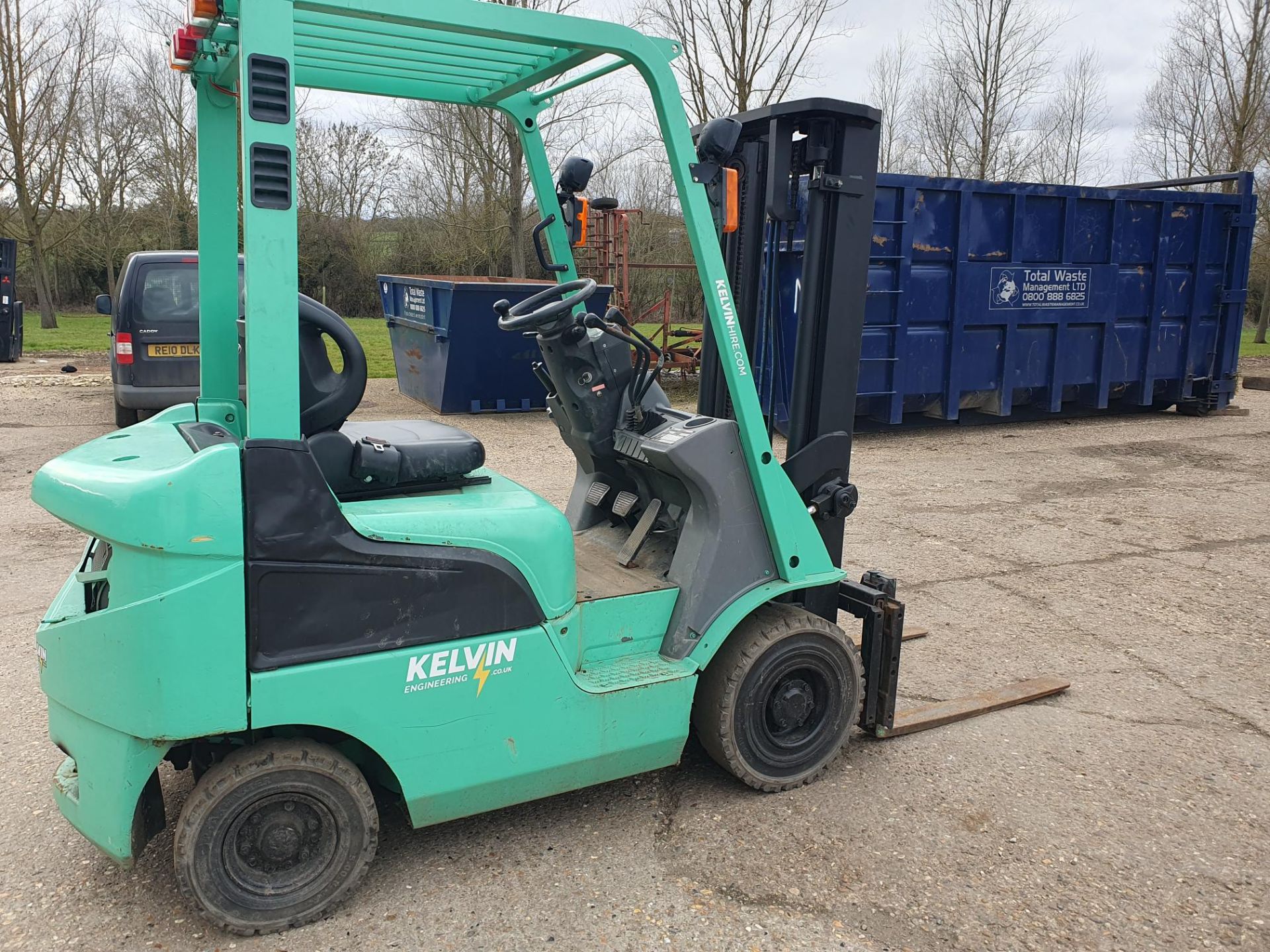 MITSUBISHI DIESEL FORKLIFT.1500KG CAPACITY WITH SHORT MAST - Image 6 of 10