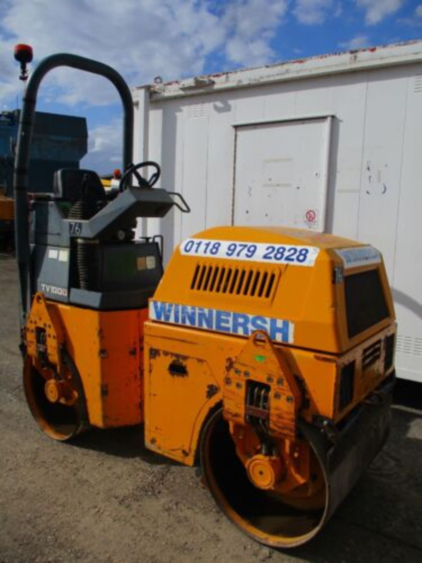 TEREX BENFORD TV 1000 VIBRATING ROLLER 120 80 RIDE ON BOMAG BW 1200 DELIVERY - Image 9 of 10