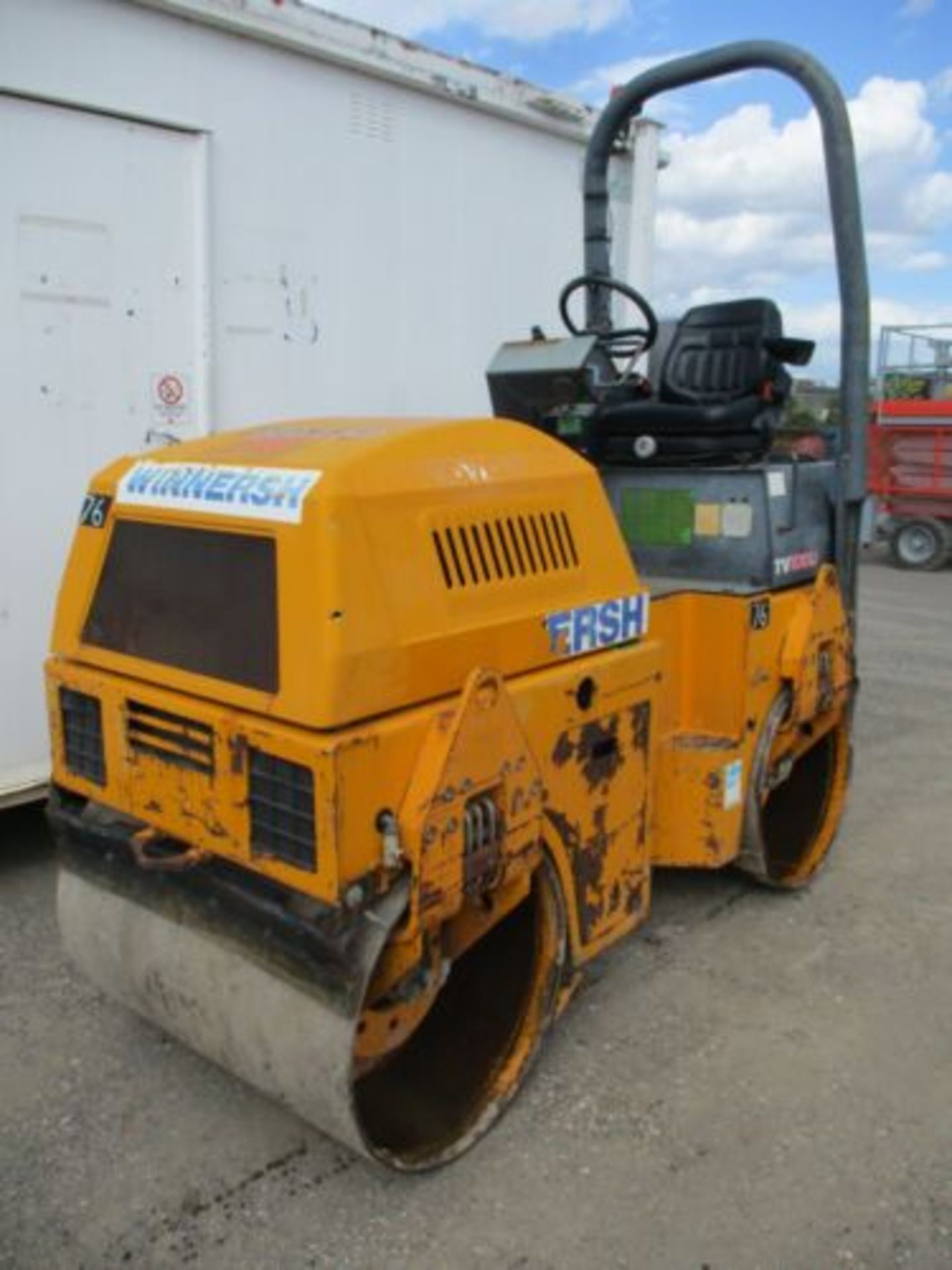 TEREX BENFORD TV 1000 VIBRATING ROLLER 120 80 RIDE ON BOMAG BW 1200 DELIVERY - Image 8 of 10