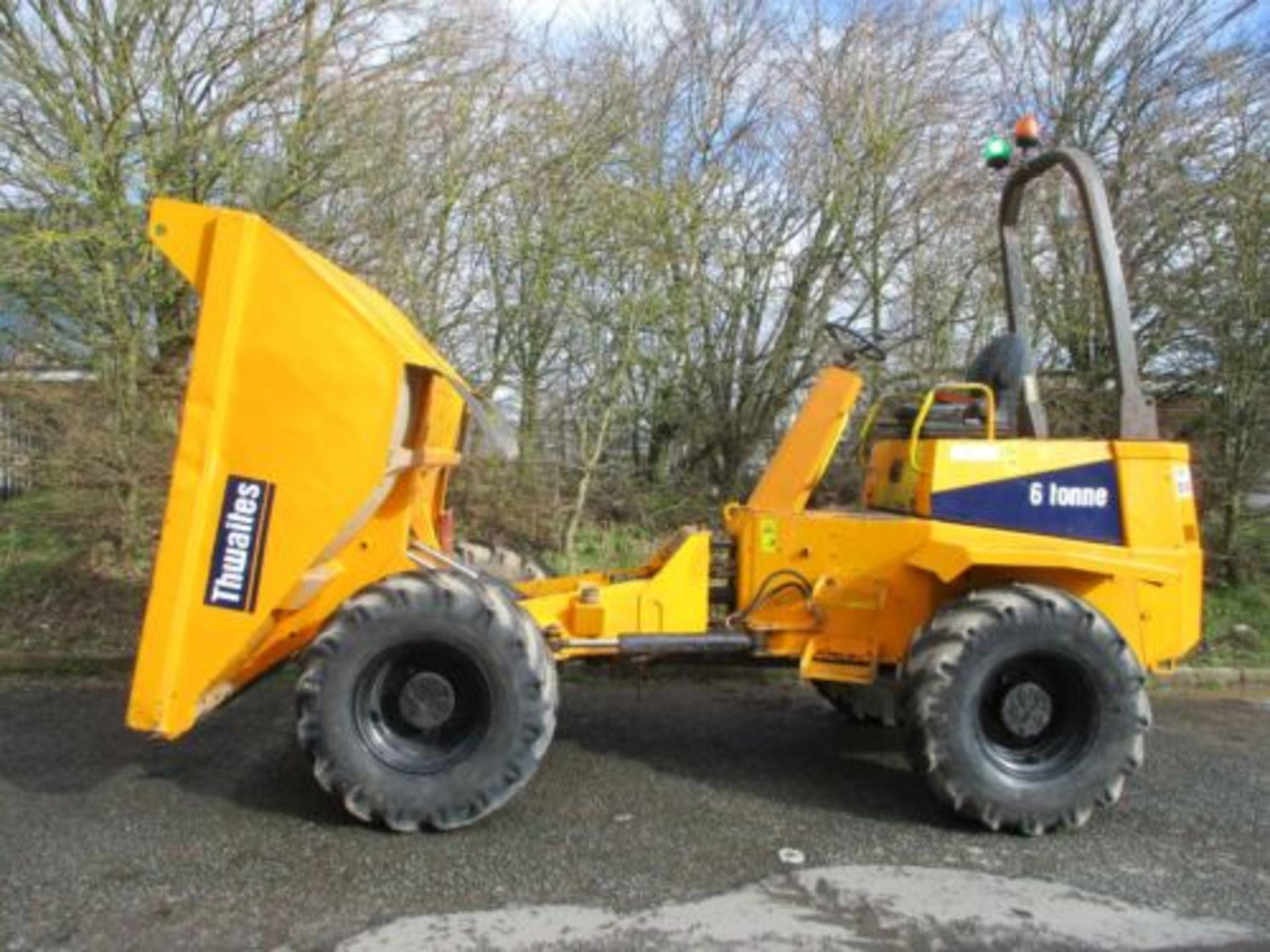 2007 THWAITES 6 TON DUMPER BARFORD BENFORD TEREX JCB PERKINS ENGINE DELIVERY - Image 10 of 11