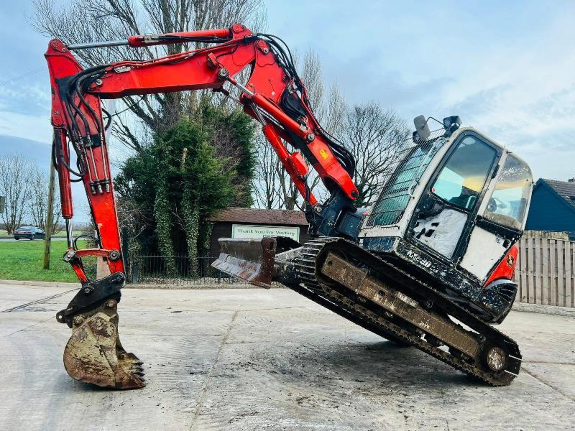 KUBOTA KX080-3 EXCAVATOR *YEAR 2013, ZERO SWING * C/W THREE PEACE BOOM - Image 16 of 16