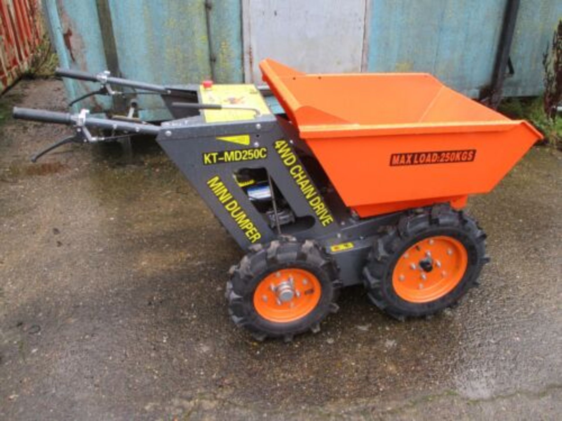 UNUSED KONSTANT 0.25 TON DUMPER POWER BARROW TRACKED DUMPER POWERED 4X4 DELIVER - Image 6 of 8