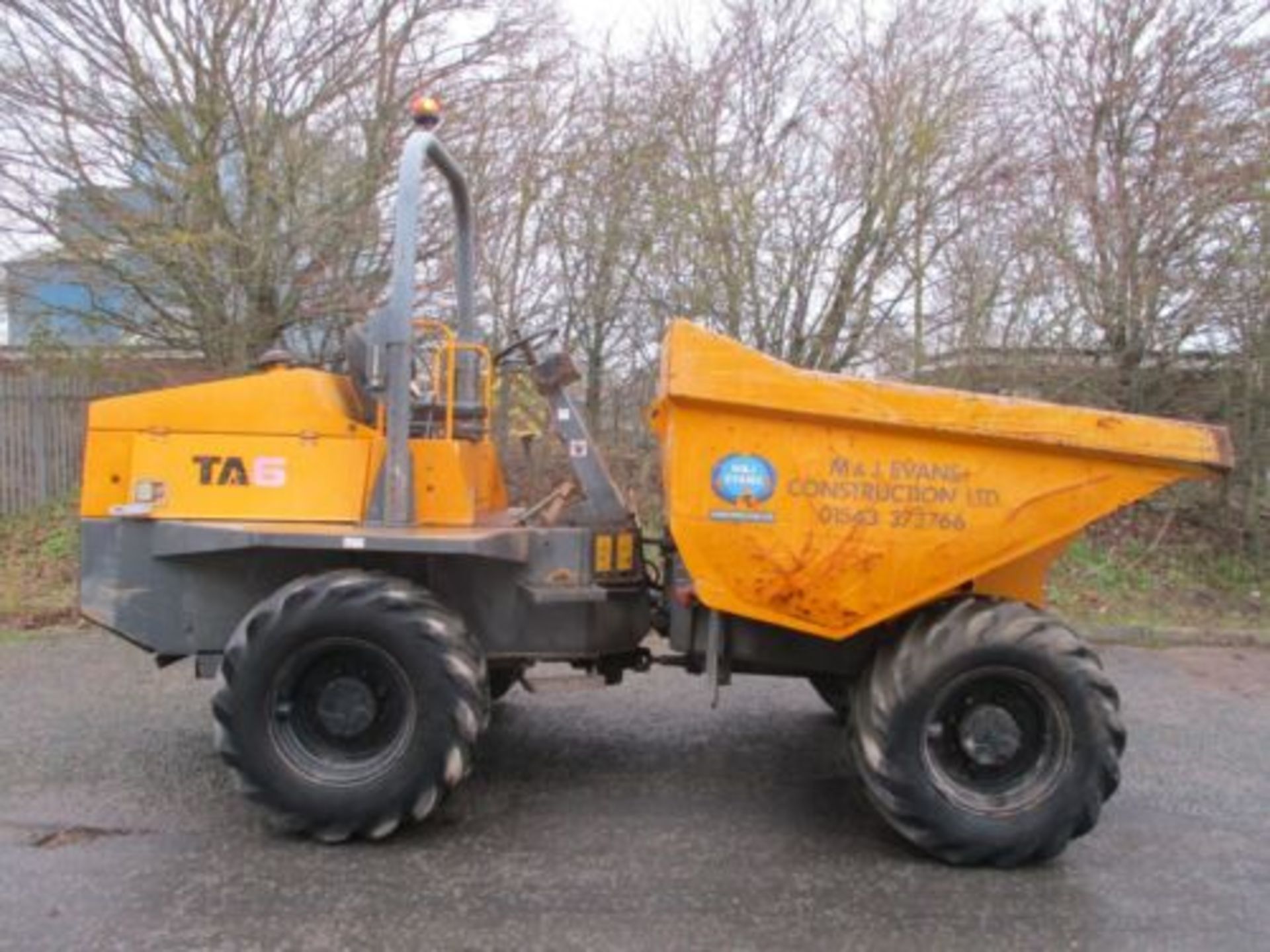 2014 TEREX 6 TON DUMPER BARFORD BENFORD THWAITES DEUTZ ENGINE DELIVERY ARRANGED - Image 9 of 10