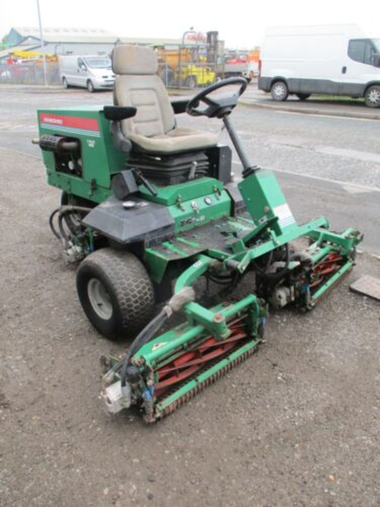 RANSOMES T PLEX 185 LAWN MOWER KUBOTA DIESEL HAYTER 3 GANG TRIPLE DELIVERY - Image 8 of 8