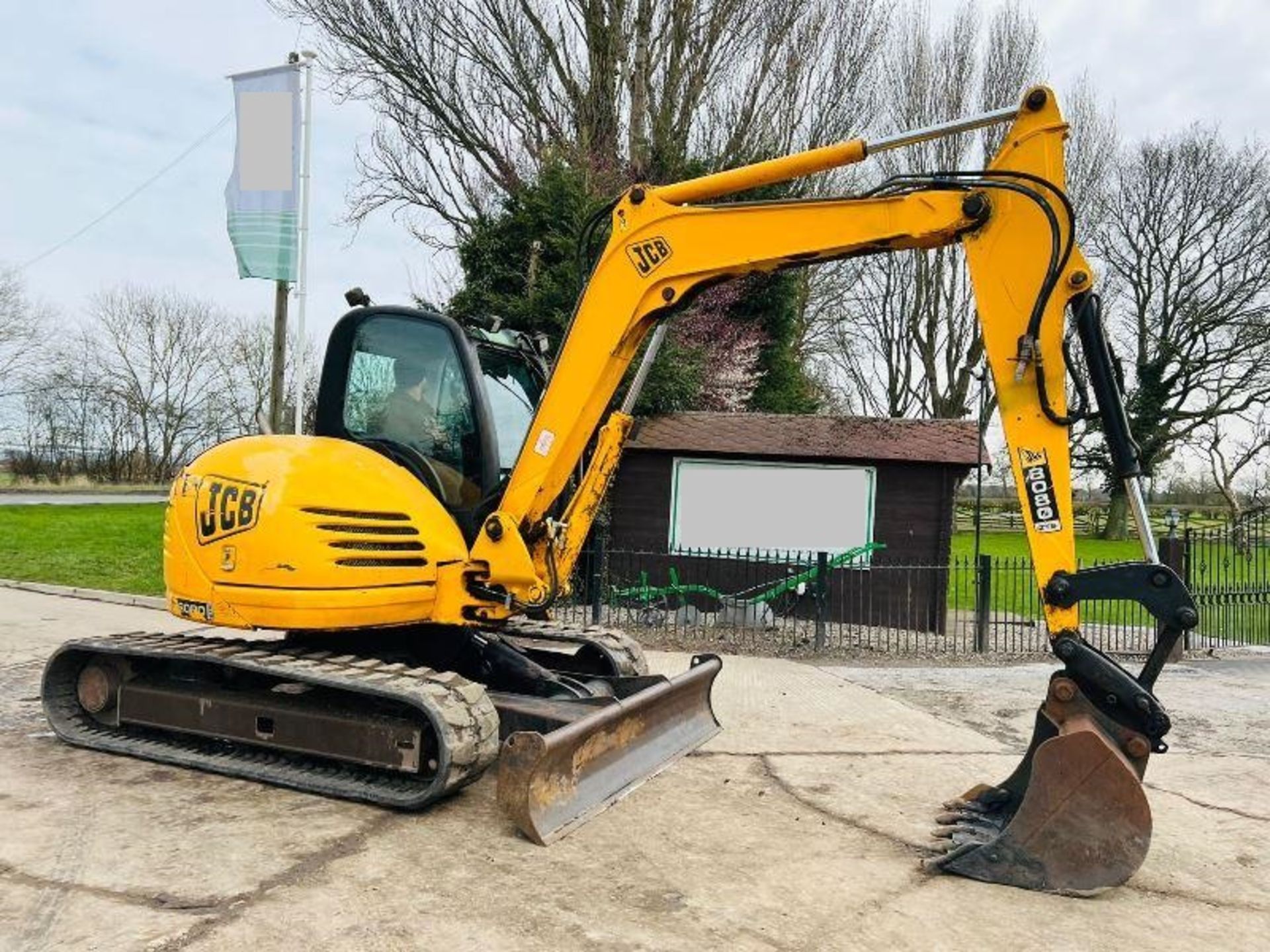 JCB 8080 TRACKED EXCAVATOR * ZERO SWING * C/W RUBBER TRACKS - Image 11 of 20