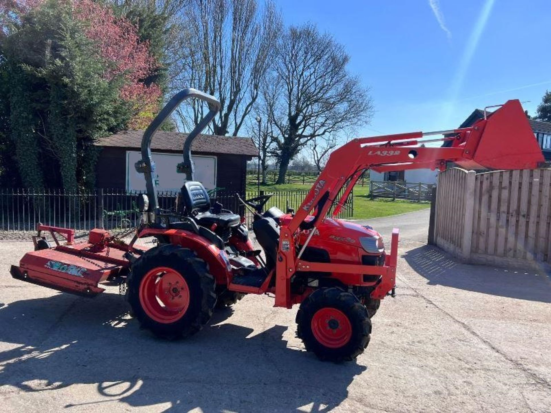 KUBOTA B2530 4WD TRACTOR *ONE OWNER FROM NEW , ONLY 467 HOURS - Image 11 of 19