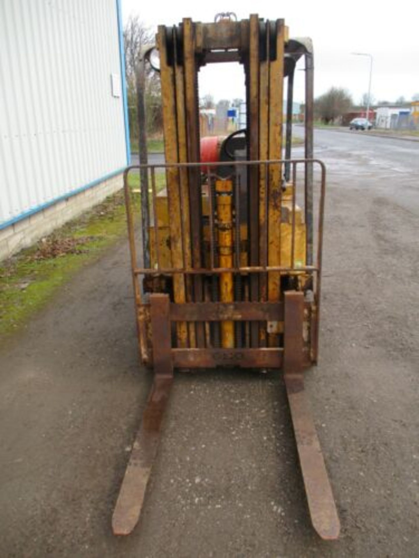 CAT CATERPILLAR V35D FORK LIFT FORKLIFT TRUCK STACKER CONTAINER SPEC TRIPLE MAST