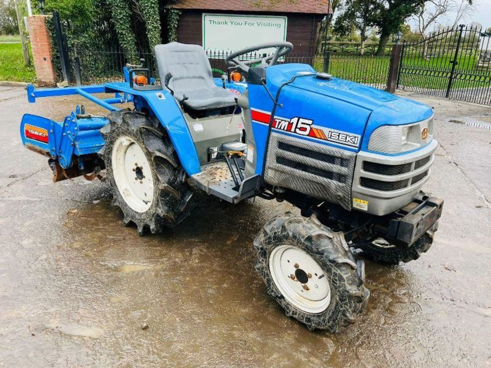 ISEKI TM15 4WD COMPACT TRACTOR C/W REAR ROTAVATOR