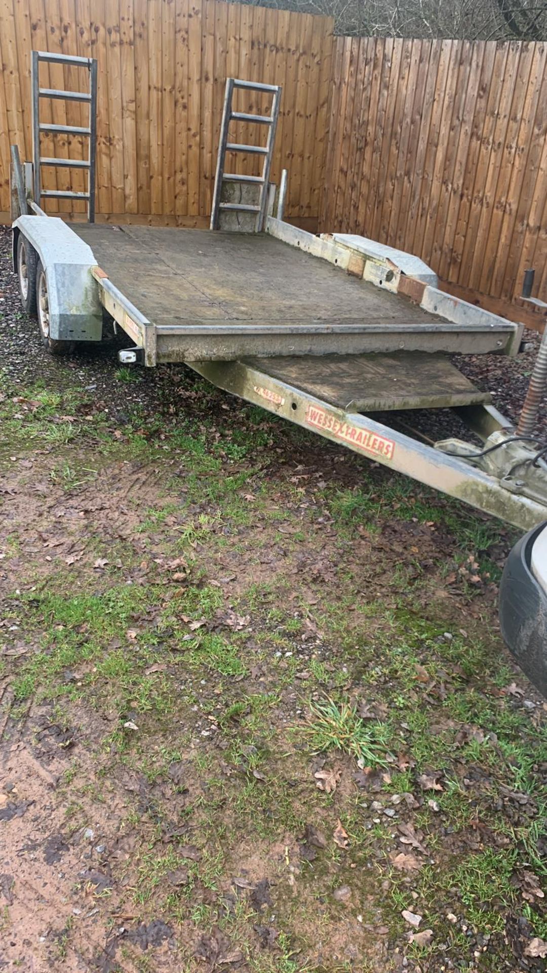 WESSEX TRAILER 10 FOOT X 5 FOOT - 3.5 TON - LIGHTS WORK BRAKES WORK