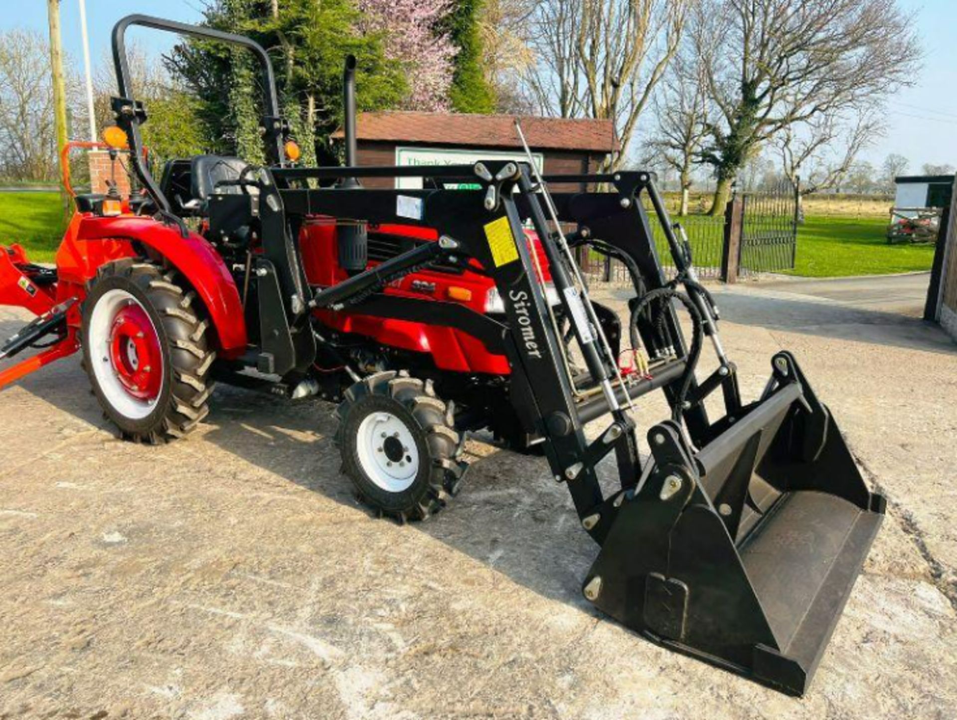 ** BRAND NEW SIROMER 304 4WD TRACTOR WITH LOADER & BACK ACTOR YEAR 2023 **