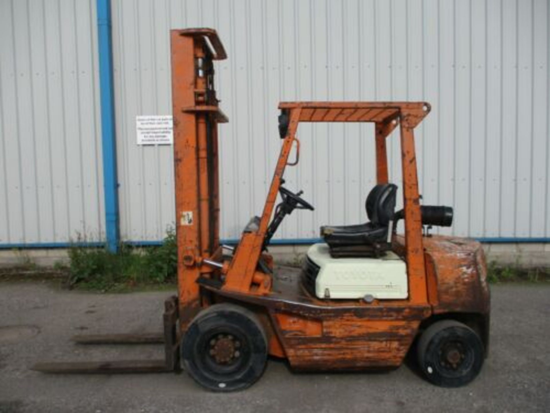 TOYOTA 4FDF25 FORK LIFT 2.5 TON FORKLIFT TRUCK DIESEL - Image 8 of 11