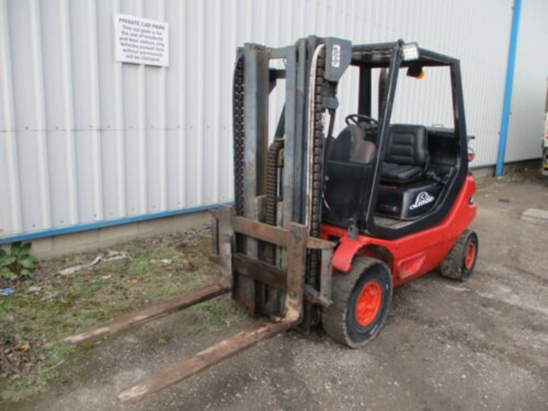 LINDE H20 FORK LIFT FORKLIFT TRUCK STACKER 2 TON DELVERY CONTAINER TRIPLE MAST - Image 3 of 14