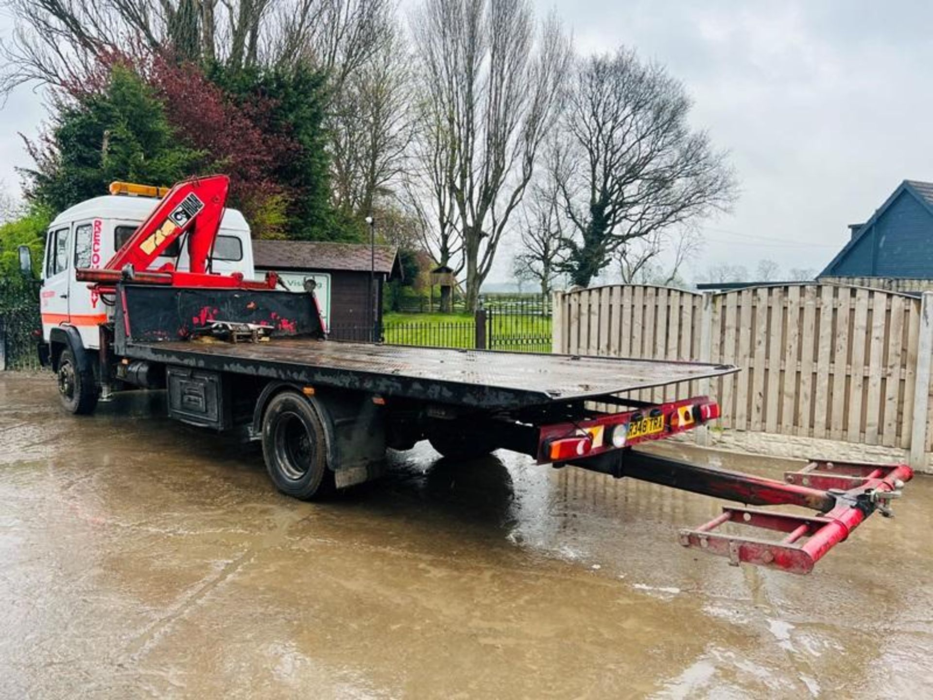 MERCEDES 814 4X2 CREW CAB RECOVERY LORRY C/W TILT AND SLIDE BODY & SPEC LIFT - Image 8 of 13