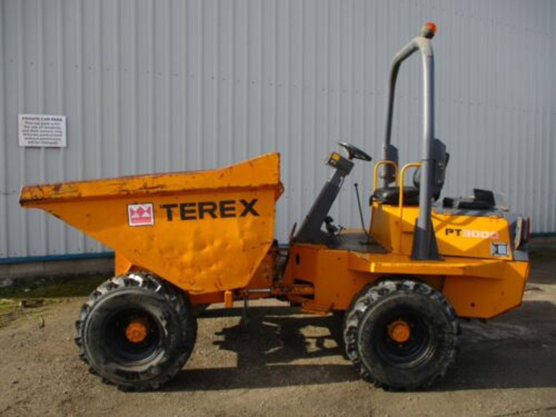 TEREX 3 TON DUMPER BARFORD BENFORD THWAITES KUBOTA ENGINE DELIVERY ARRANGED - Image 3 of 14