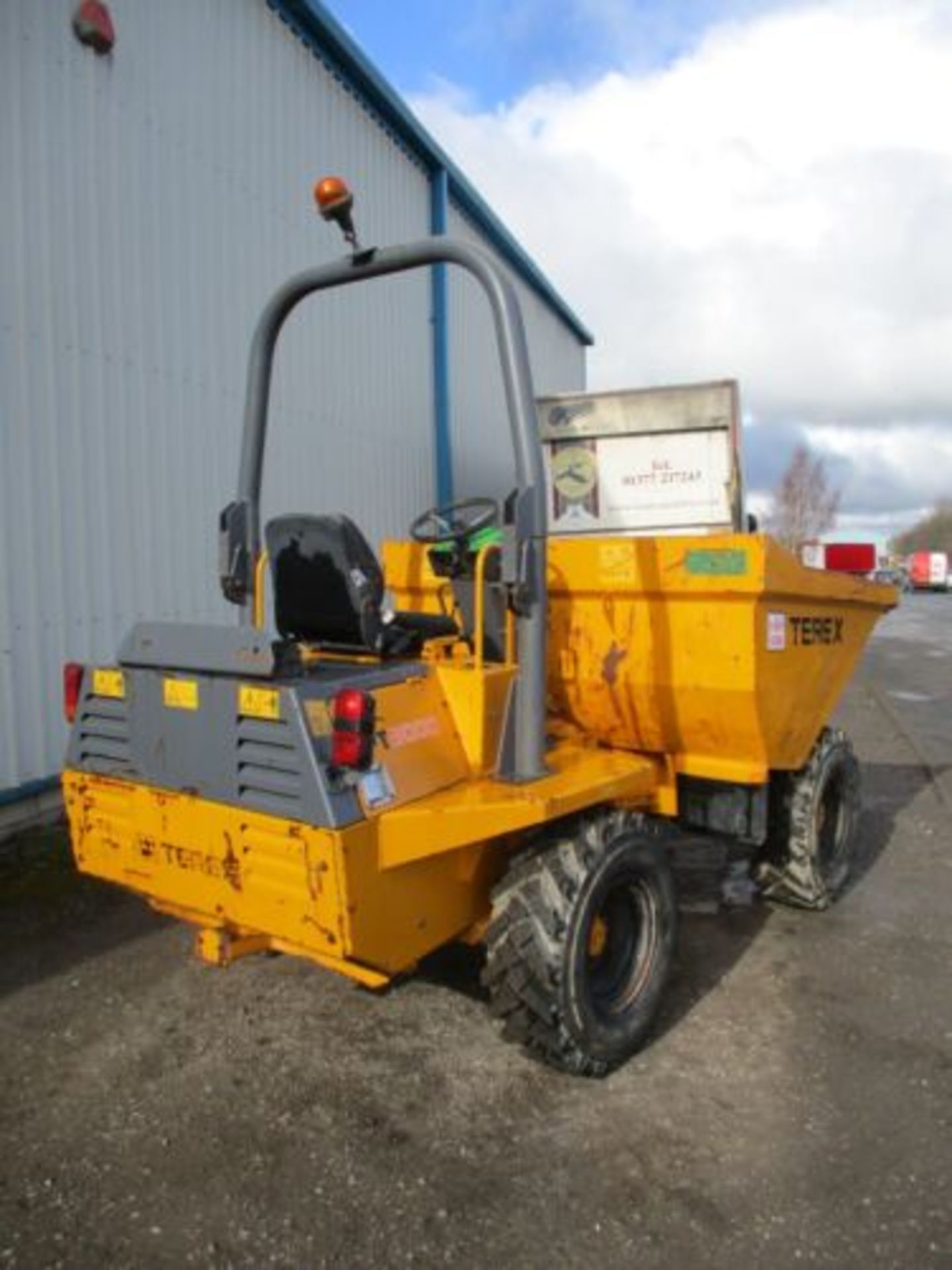 TEREX 3 TON DUMPER BARFORD BENFORD THWAITES KUBOTA ENGINE DELIVERY ARRANGED - Image 5 of 14