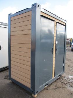 ADACON 2.1M X 1.35M DOUBLE TOILET BLOCK SECURE SHIPPING CONTAINER DELIVERY