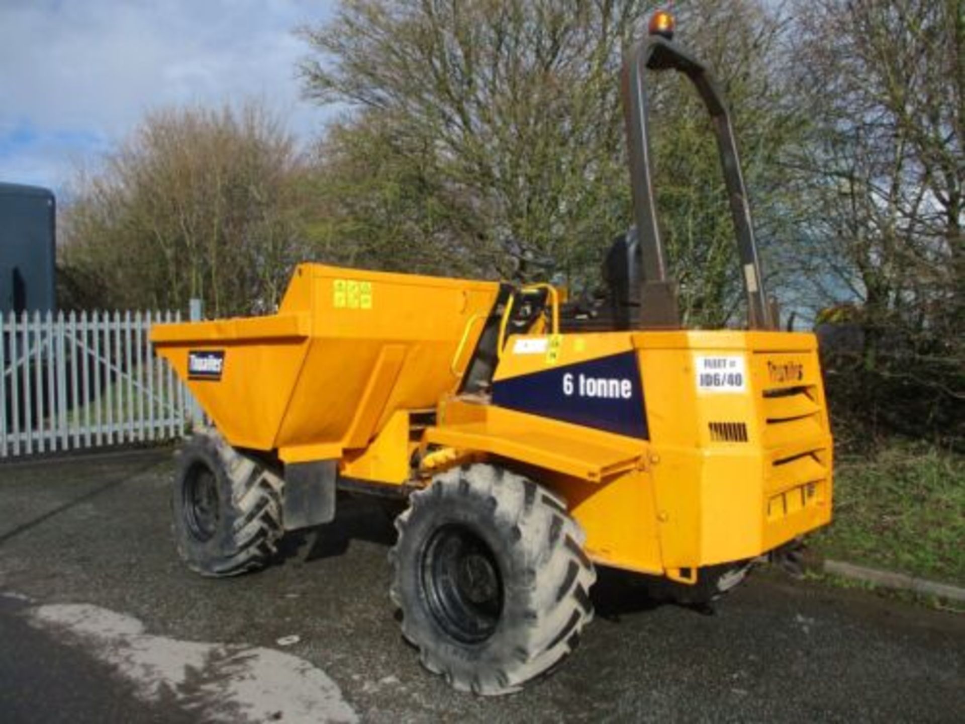 2007 THWAITES 6 TON DUMPER BARFORD BENFORD TEREX JCB PERKINS ENGINE DELIVERY - Image 5 of 11