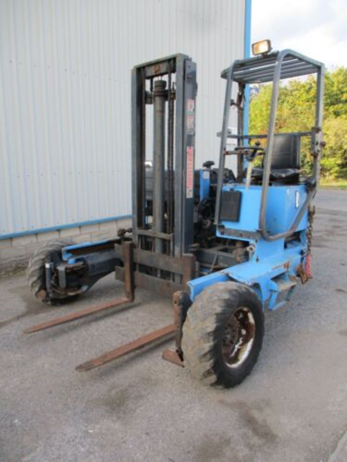 MOFFETT MOUNTY M2403W4W FORK LIFT FORKLIFT 4 WAY SIDE LOADER COMBI LIFT TRUCK