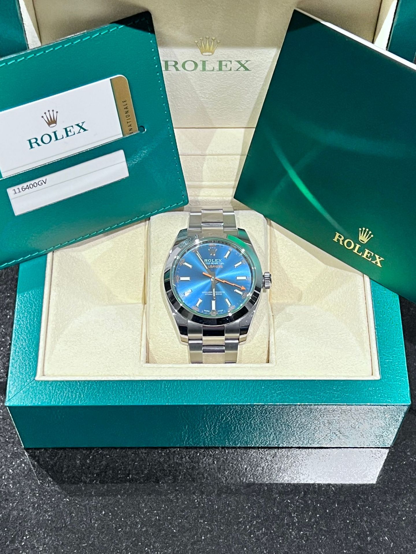 ROLEX MILGAUSS WATCH - YEAR 2017 - IMMACULATE