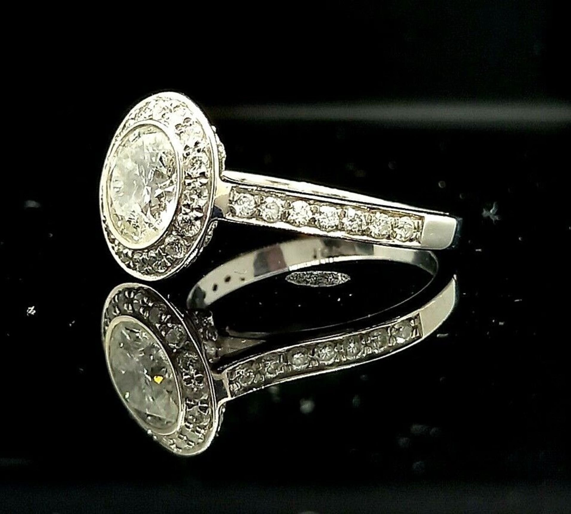 RUB-OVER 2.00 CT ROUND DIAMOND HALO SET RING