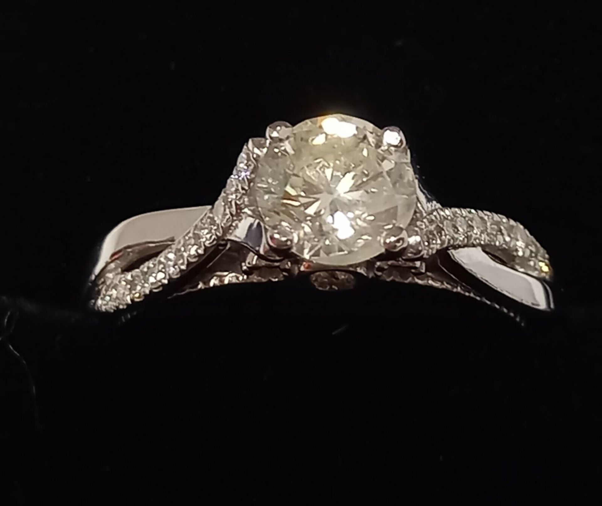 1.18CT DIAMOND ENGAGEMENT RING/WHITE GOLD - Image 4 of 6