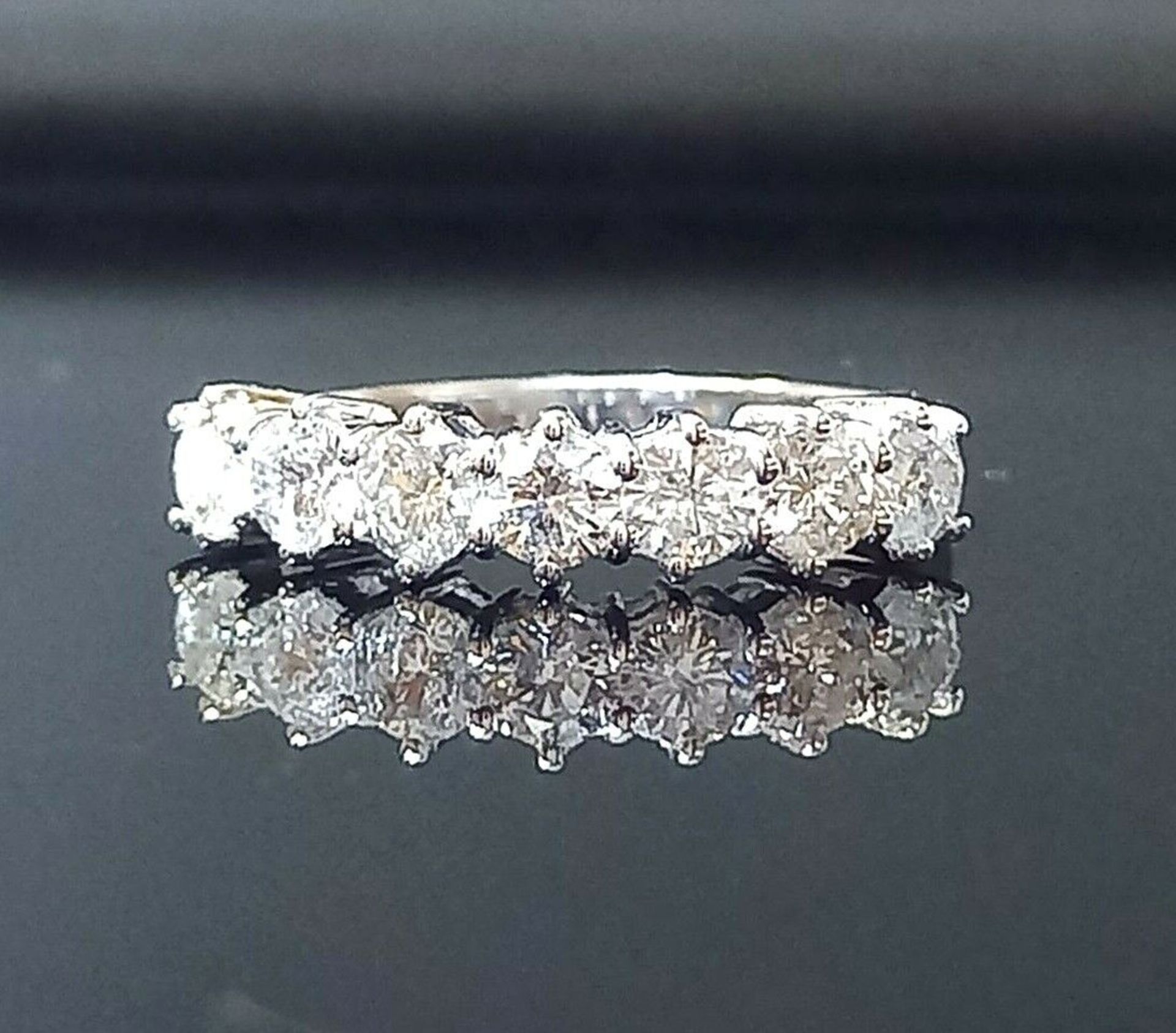 1.00CT 7 STONE ETERNITY/DRESS RING/WHITE GOLD - Image 2 of 3