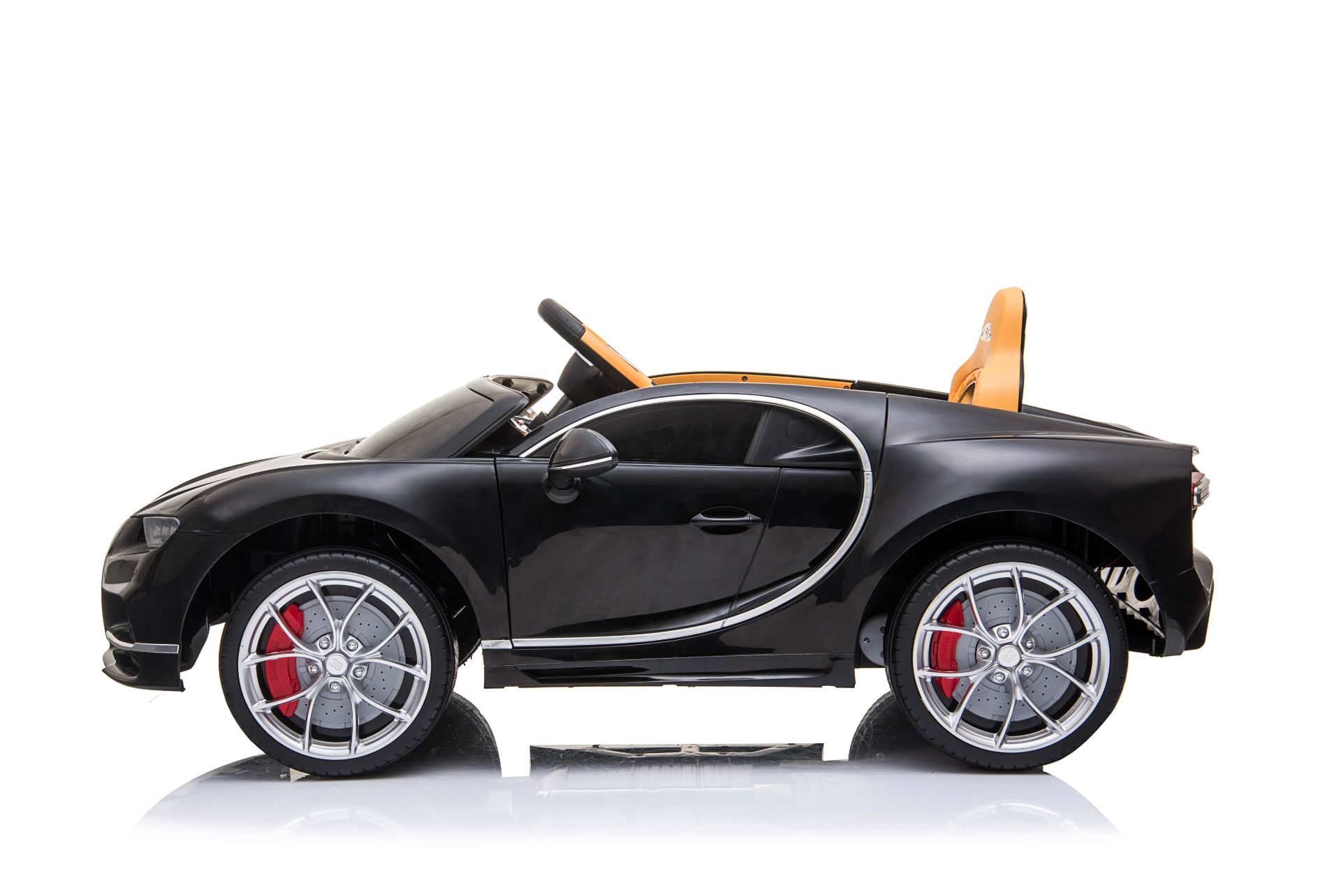 RIDE ON FULLY LICENCED BUGATTI CHIRON 12V WITH PARENTAL REMOTE CONTROL - BLACK - Image 6 of 7