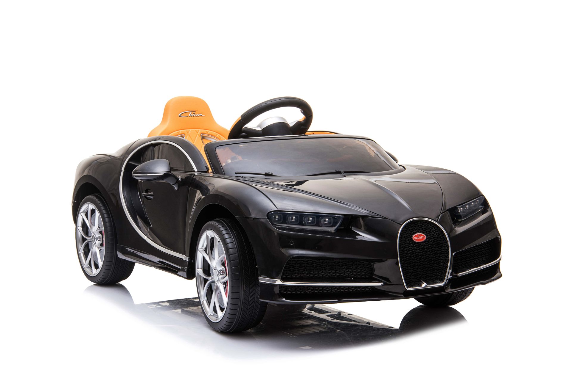 RIDE ON FULLY LICENCED BUGATTI CHIRON 12V WITH PARENTAL REMOTE CONTROL - BLACK - Image 2 of 7