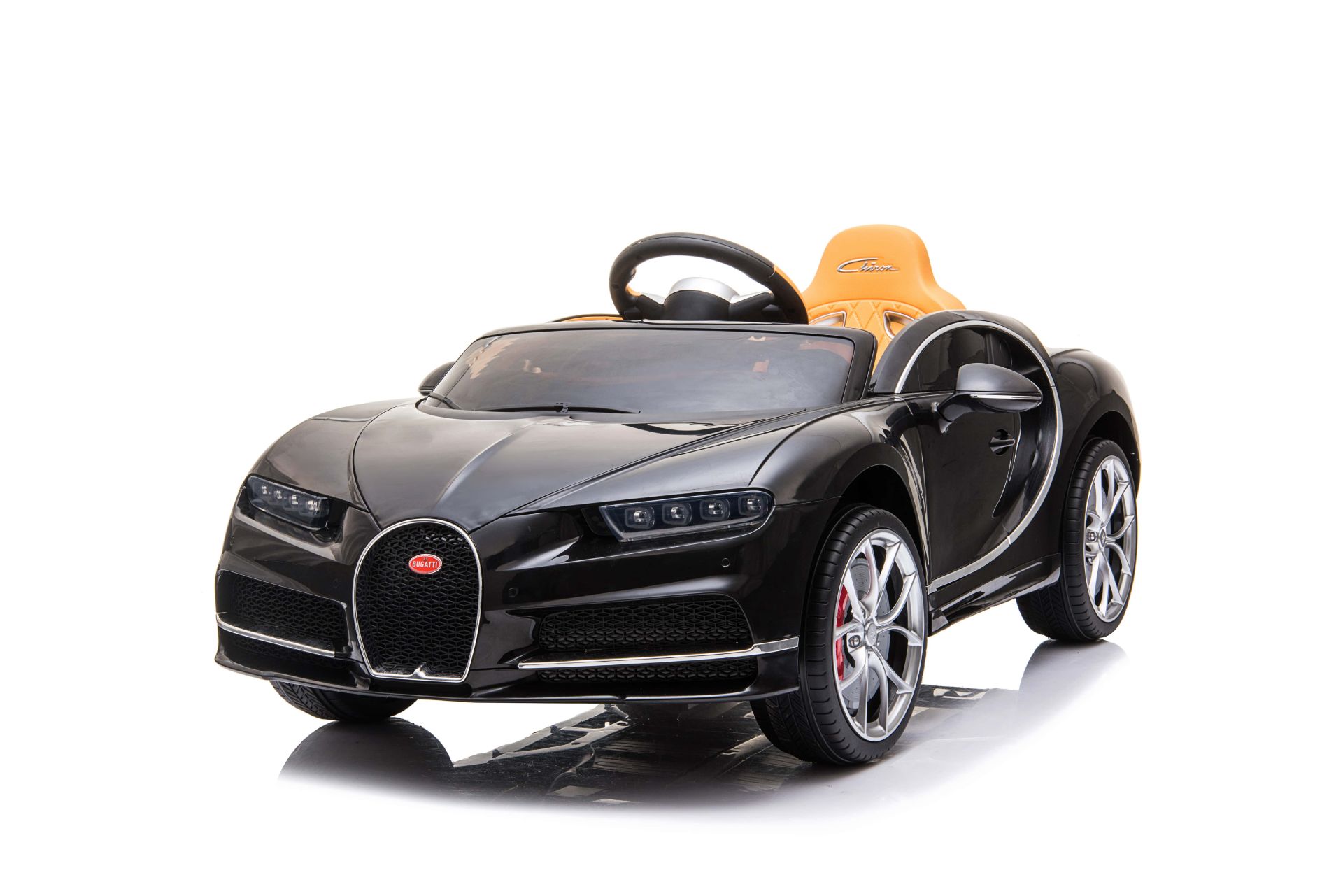 RIDE ON FULLY LICENCED BUGATTI CHIRON 12V WITH PARENTAL REMOTE CONTROL - BLACK - Image 7 of 7