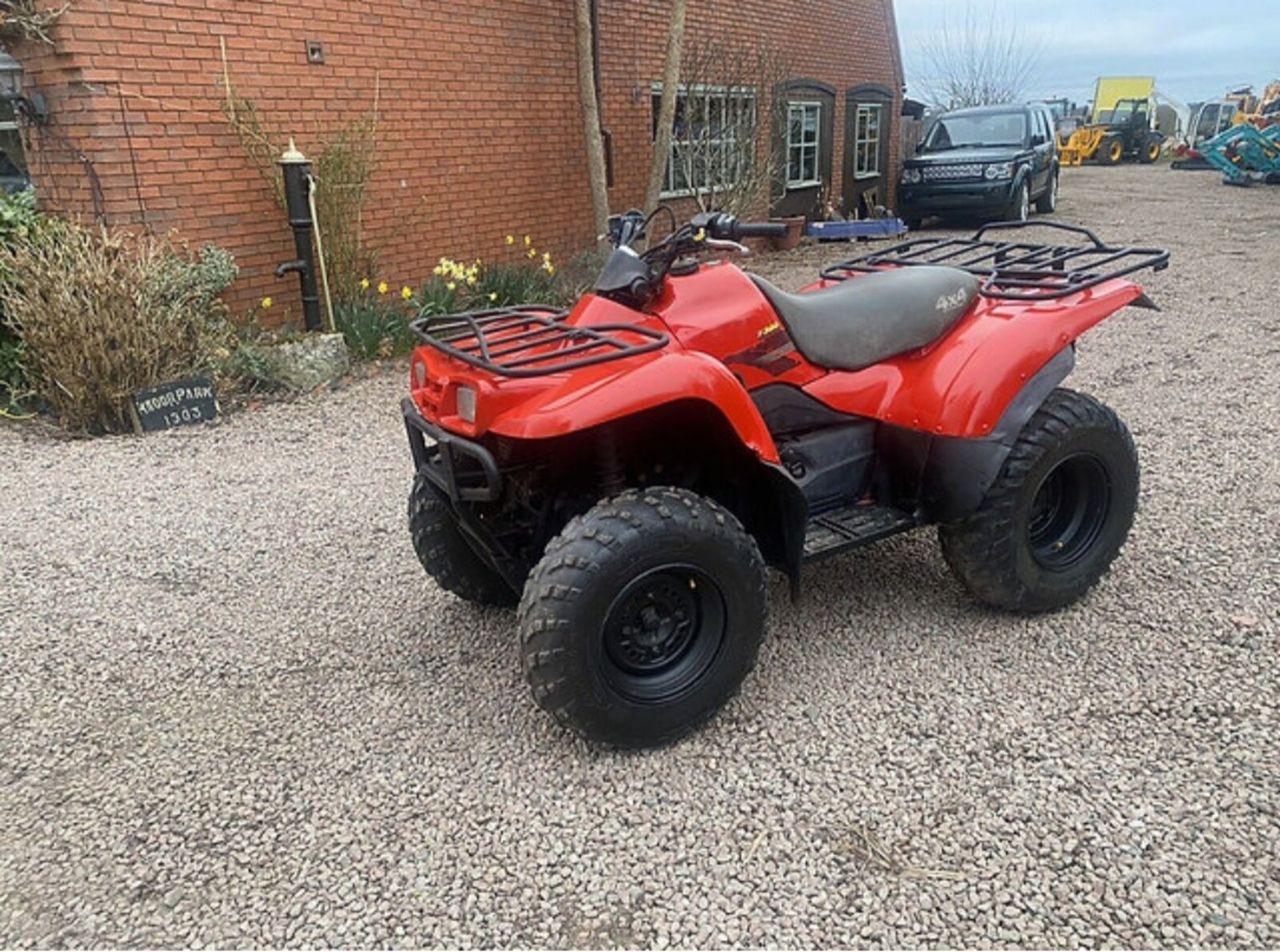 KAWASAKI 360 KLF QUAD - STARTS EASY PULL - SHOWING 700H - Image 3 of 4