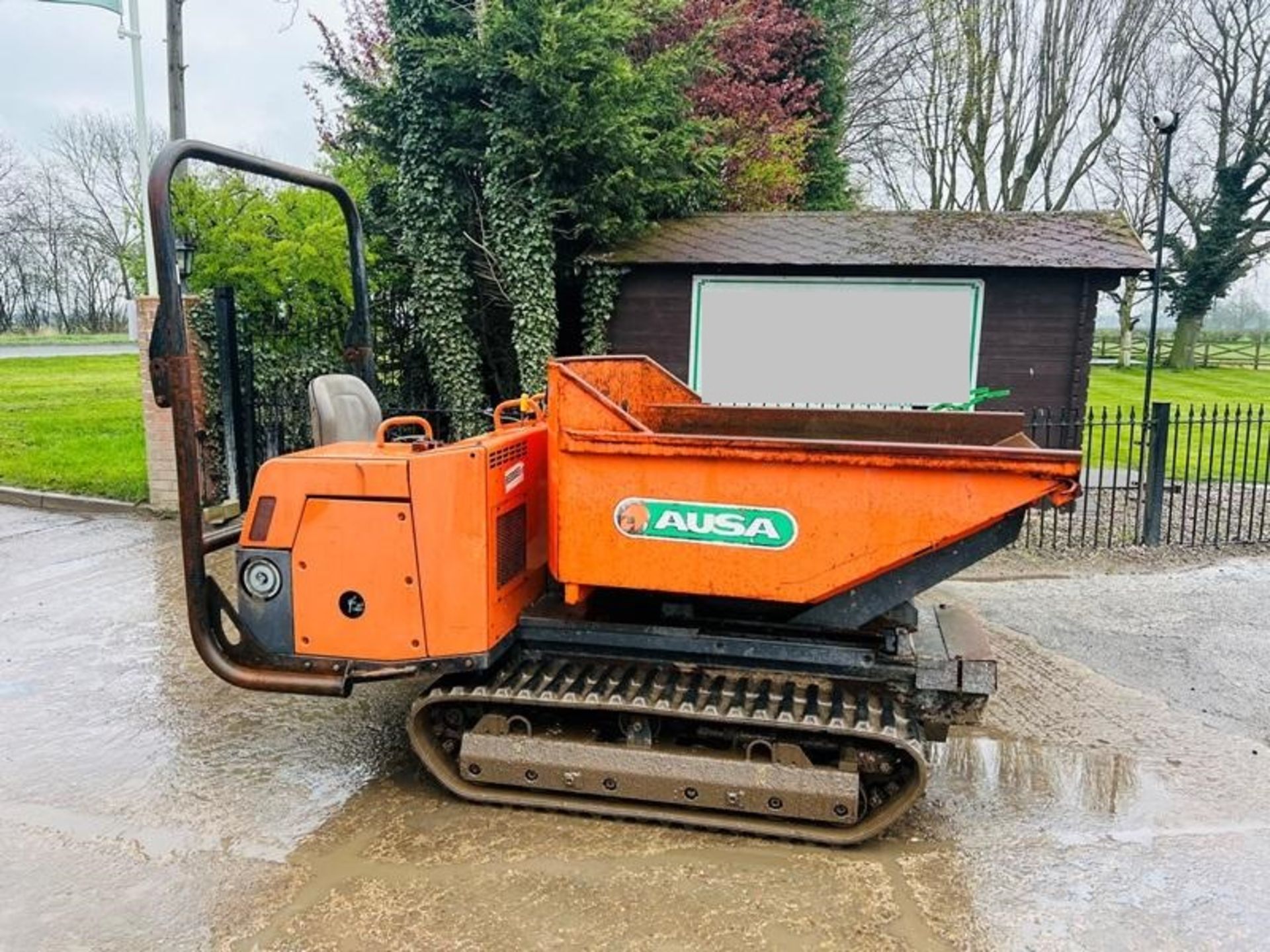 AUSA TRACKED SWIVEL TIP DUMPER *413 HOURS* C/W RUBBER TRACKS & KUBOTA ENGINE - Image 13 of 18