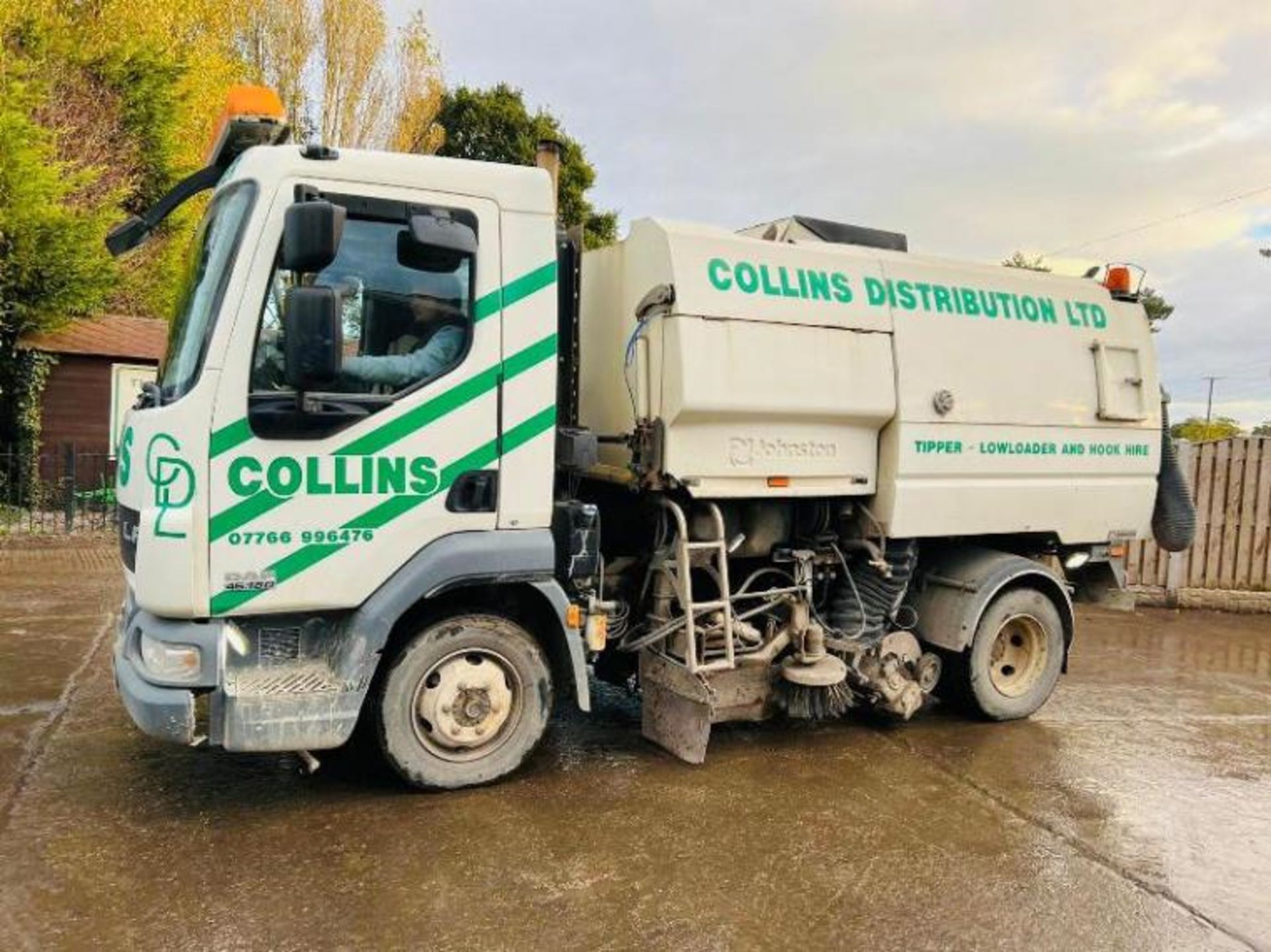 DAF LF 4X2 LORRY C/W JOHNSTON SWEEPER BODY - Image 9 of 20